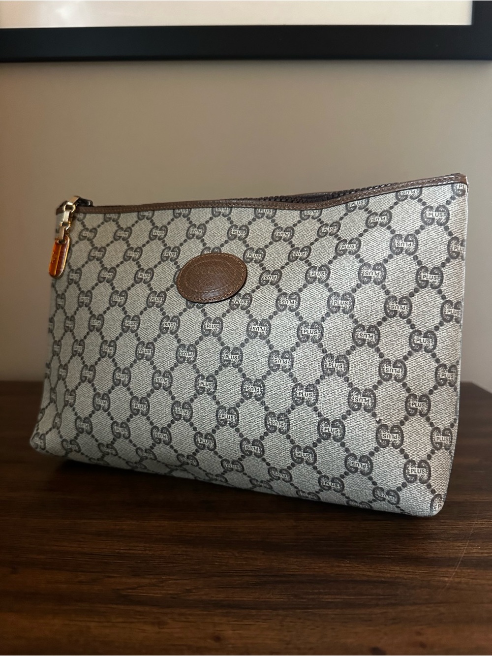 Gucci GG Plus Vintage Clutch